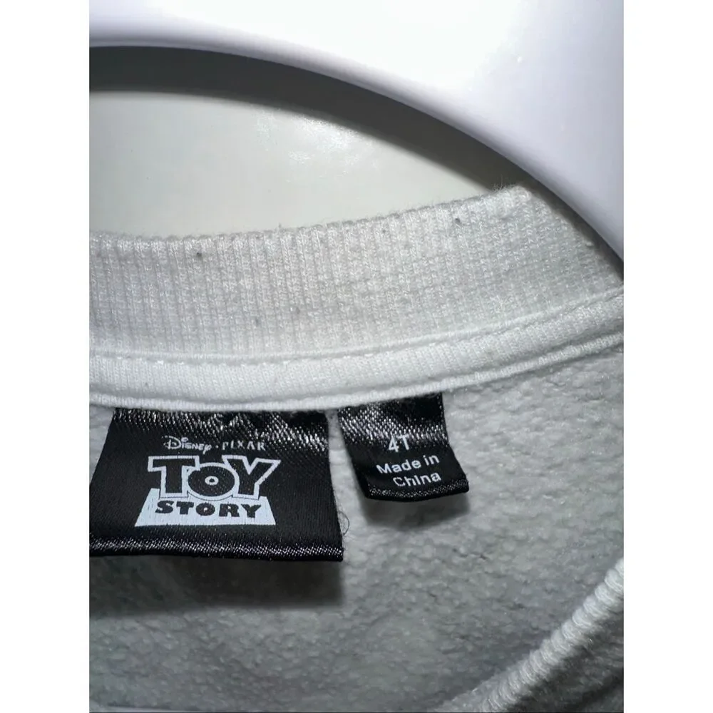 Toddler Boys' Disney Toy Story Fleece Sweatshirt - Off-White 4T